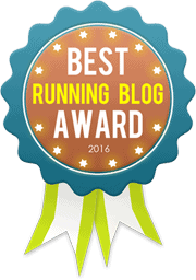 Best Running Blog Award Badge